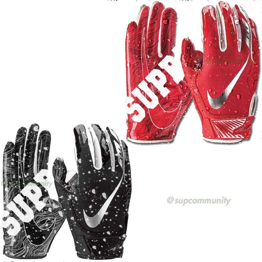 supreme nike vapor jet football gloves