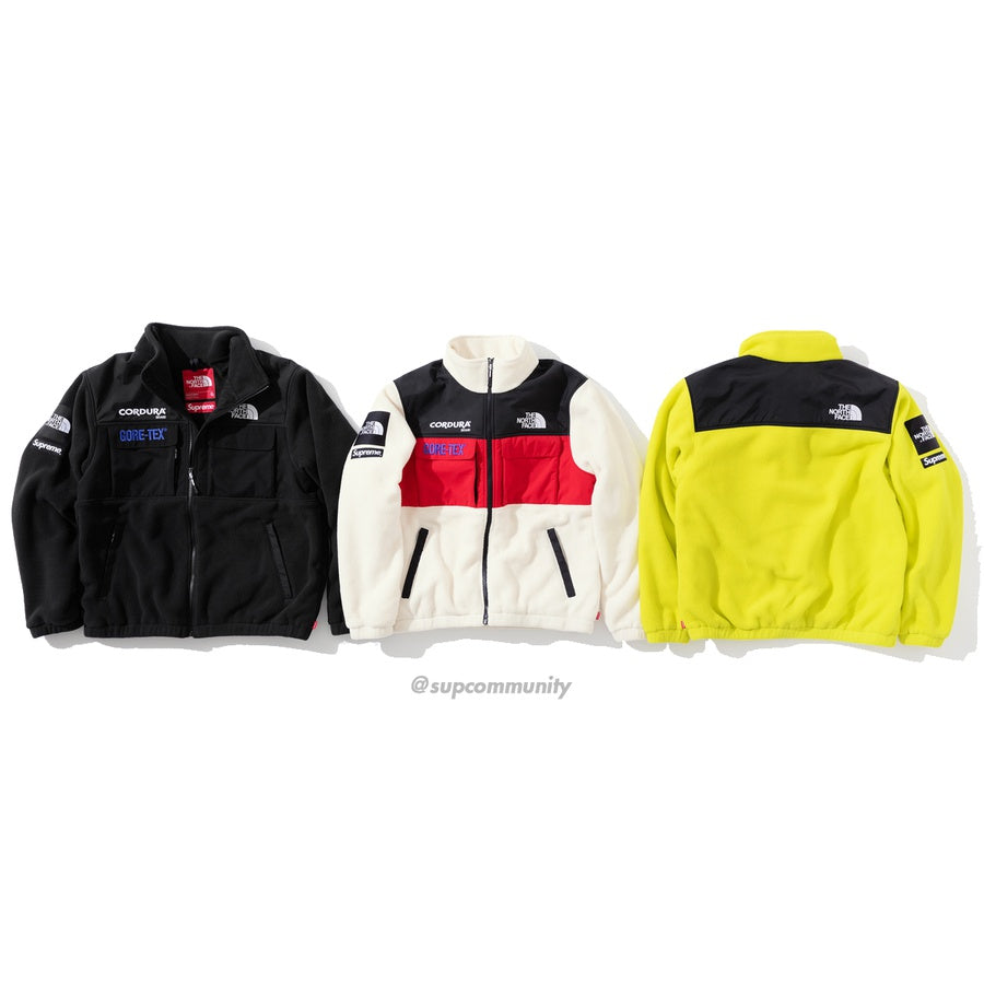 supreme north face fleece retail