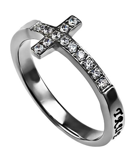 True Love Waits Ebony Champagne Ring