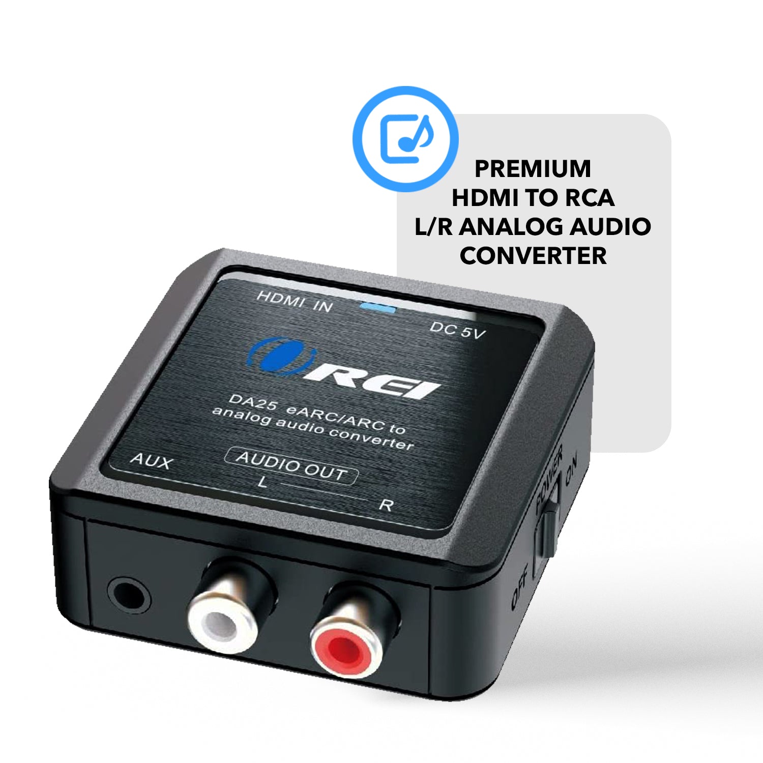 Pech Habubu Koningin HDMI To Analog Audio Converter Over RCA (DA25) | OREI