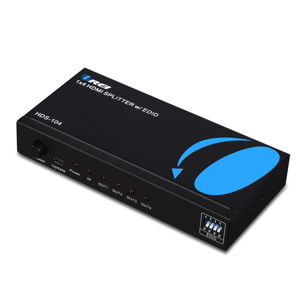 HDMI Splitter Power Adapter : 1-in 4-out, EDID (HDS-104) | OREI