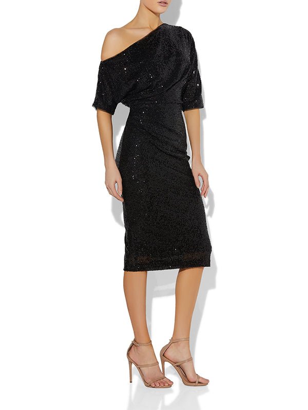 Apollo Black Sequin Dress