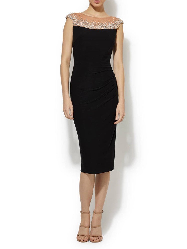 calvin klein black cocktail dresses