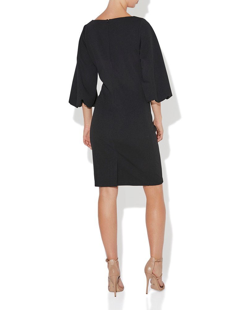 Palmer Black Crepe Dress