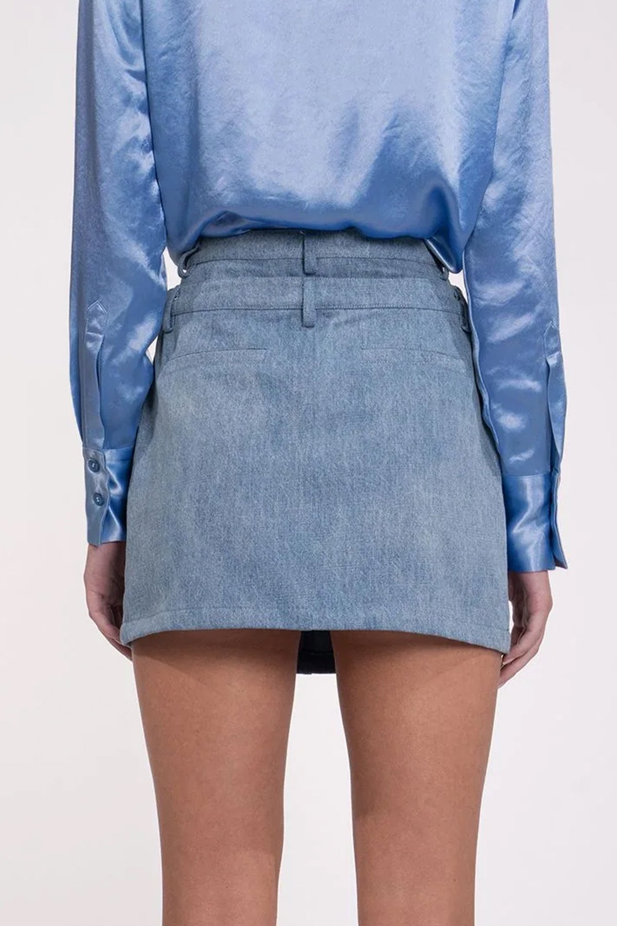 Camden Mini Skirt in Denim