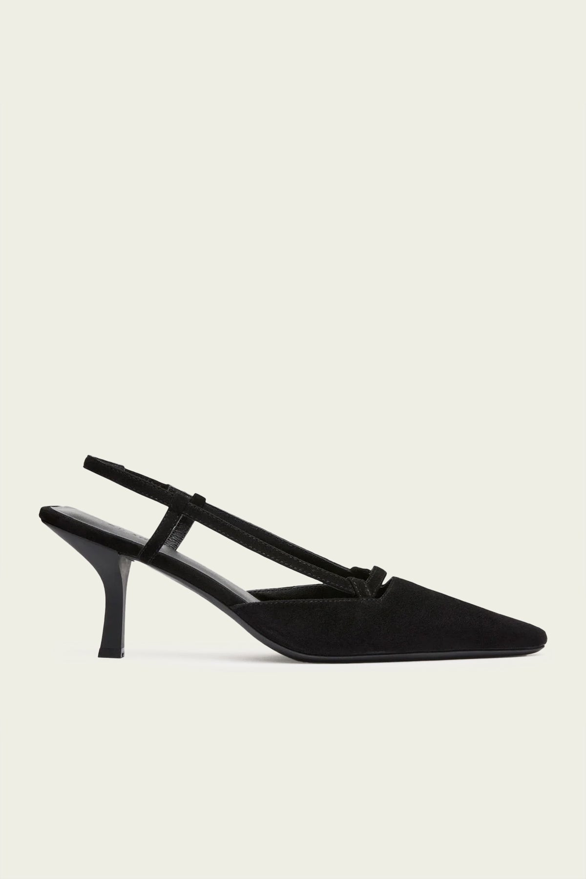 Shop St Agni Sling Back Heel In Black