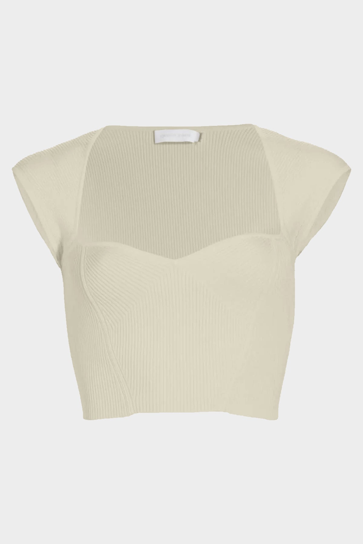 Abia Cropped Top in Almond