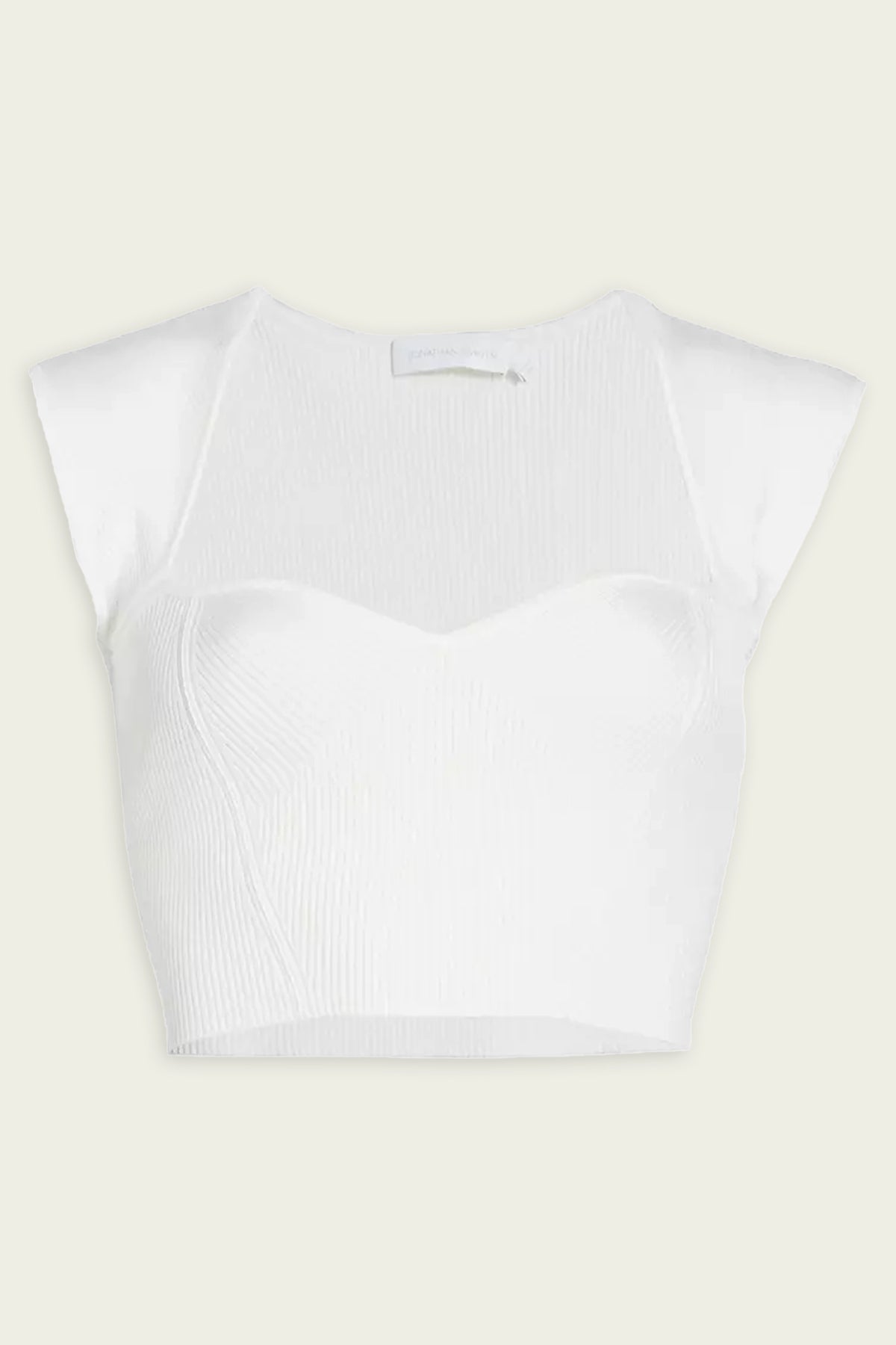 Dunnes Stores  White Seamless Non Wired Crop Top