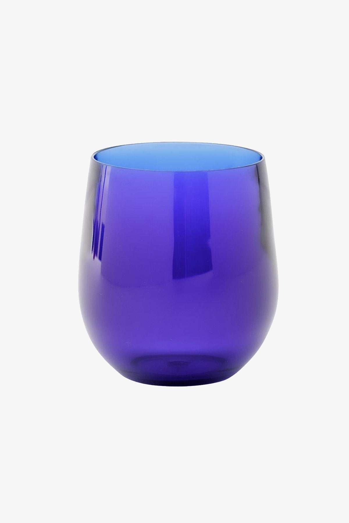 Acrylic 12oz Tumbler Glass in Cobalt