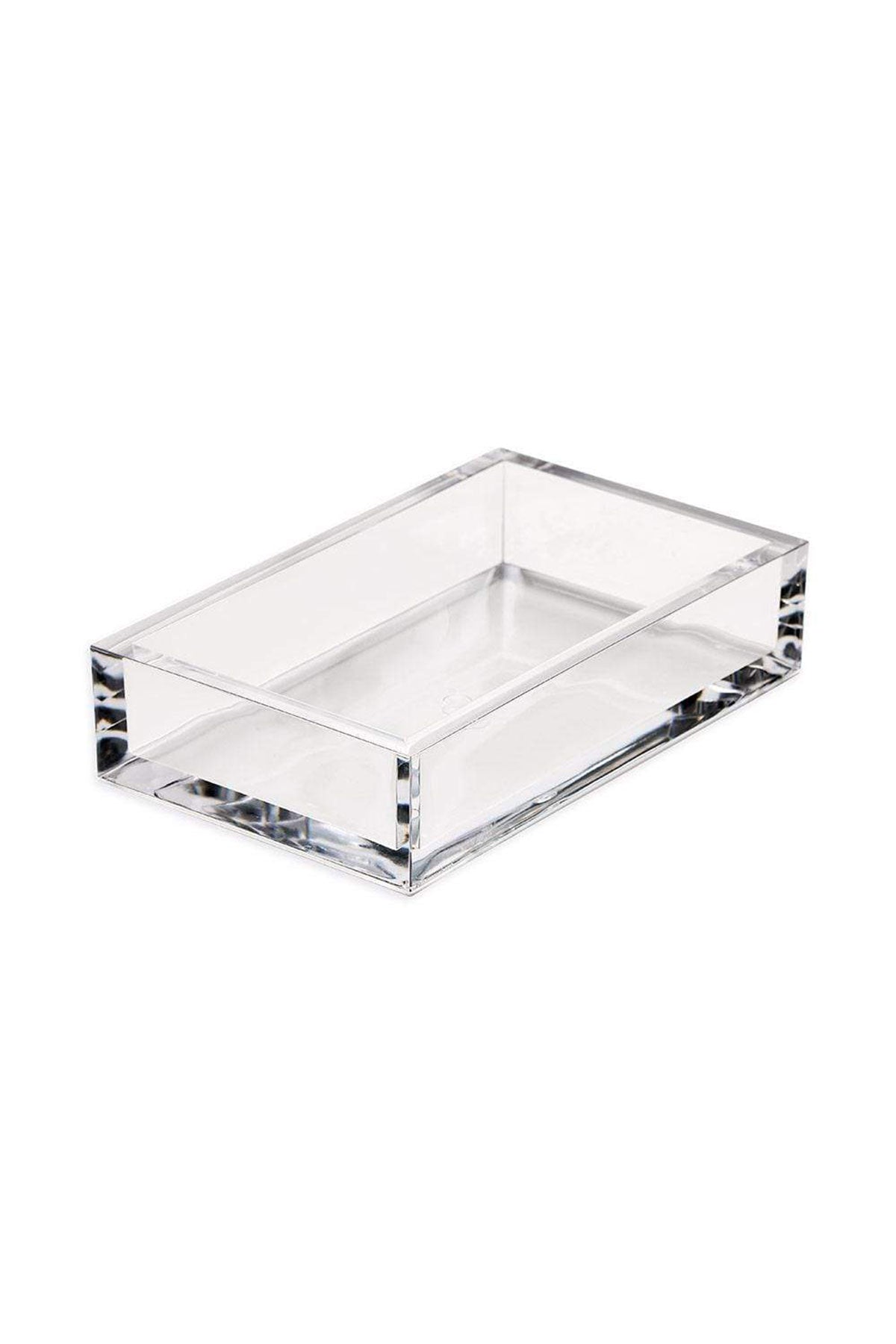 Acrylic Guest Towel Napkin Holder in Crystal Clear