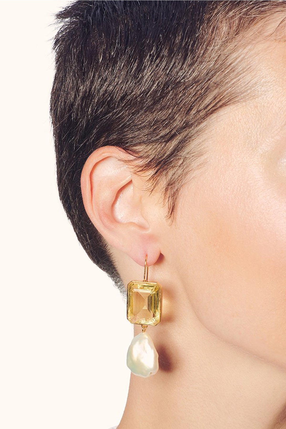 Aegean Earrings in Lemon