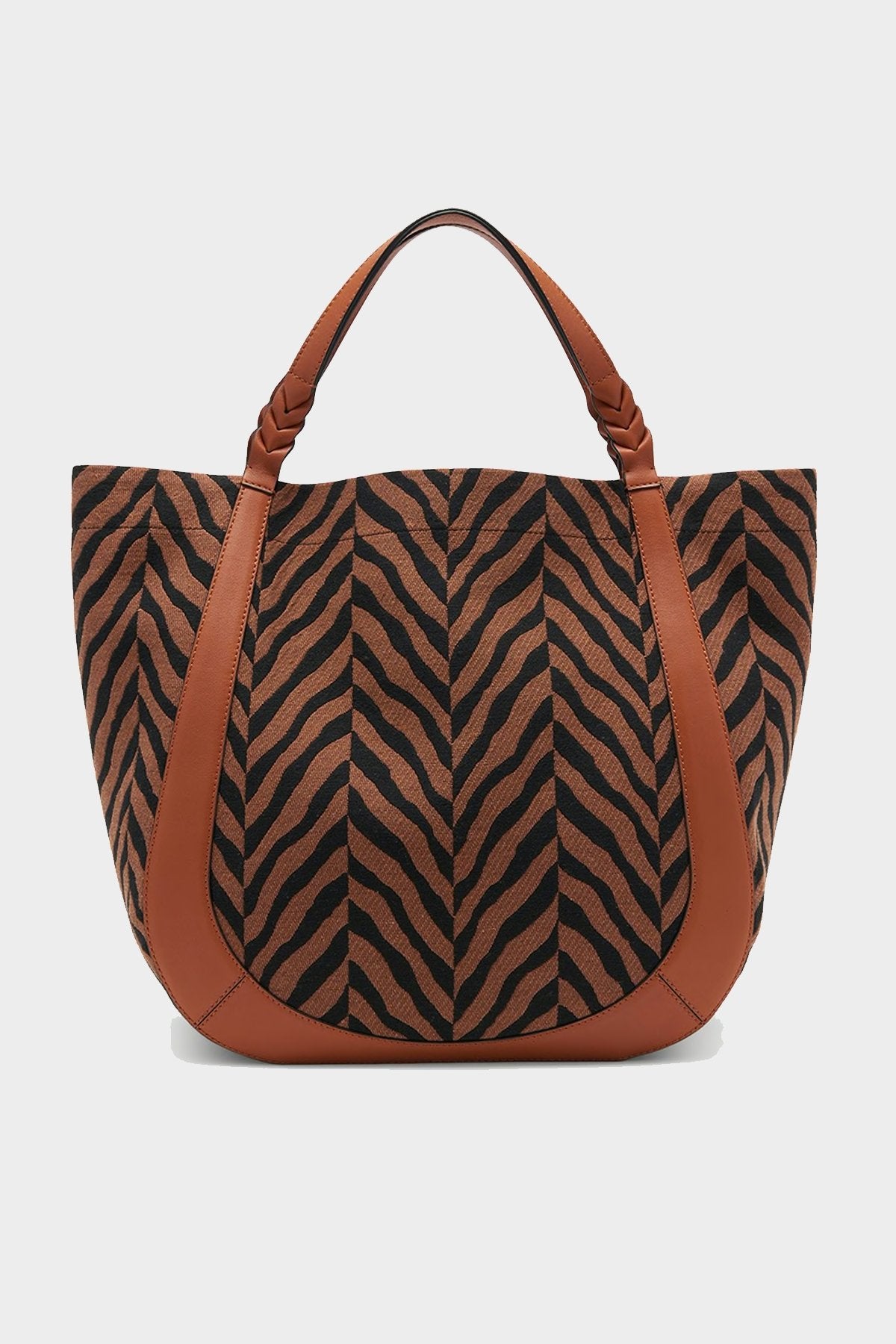 Albers Tote in Mahogany