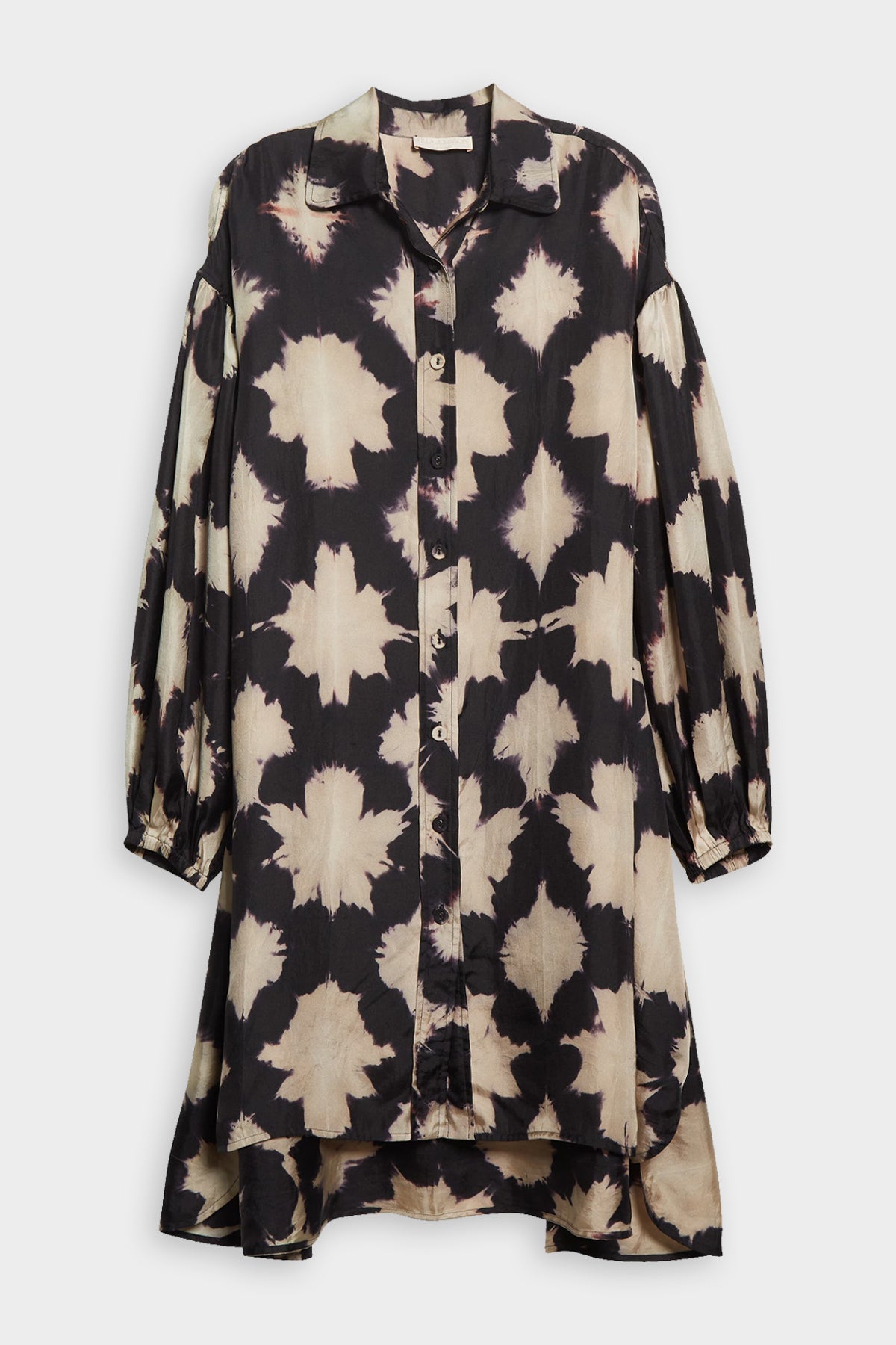 Alejandra Shirt Dress in Noir Blur