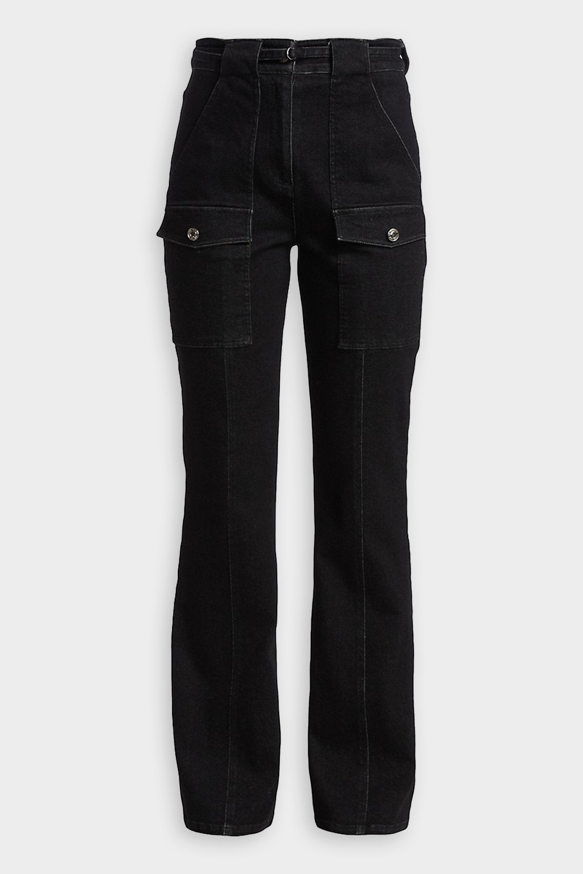 Aspen High Waisted Flare Pant in Black