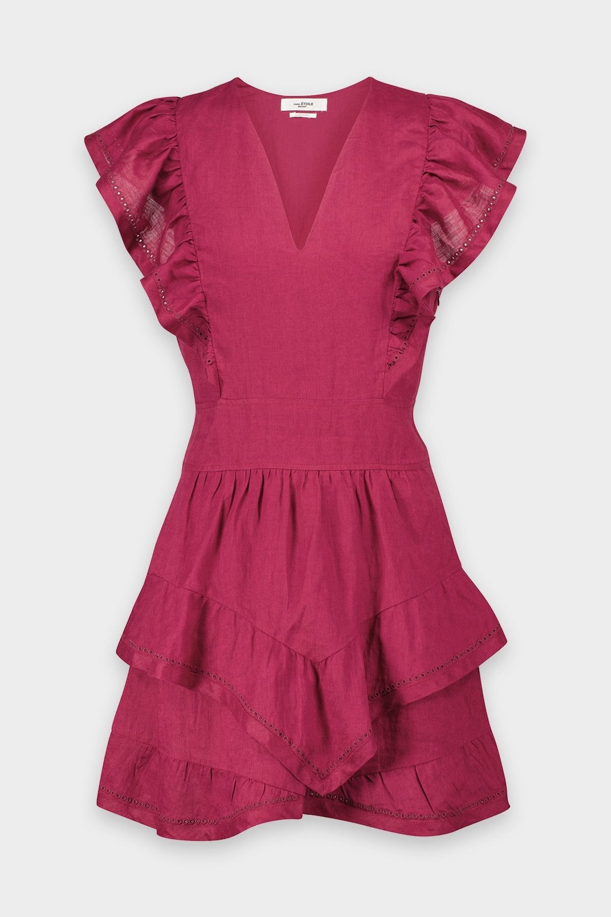 Audreyo Dress in Raspberry