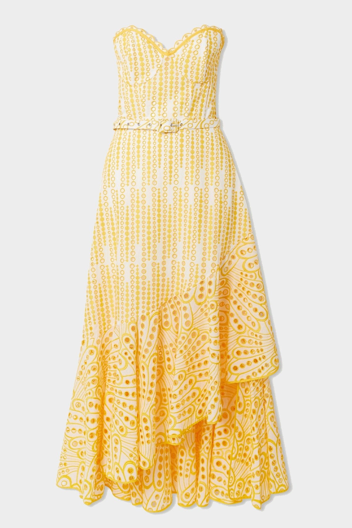 Aurora Long Dress in Solar Yellow