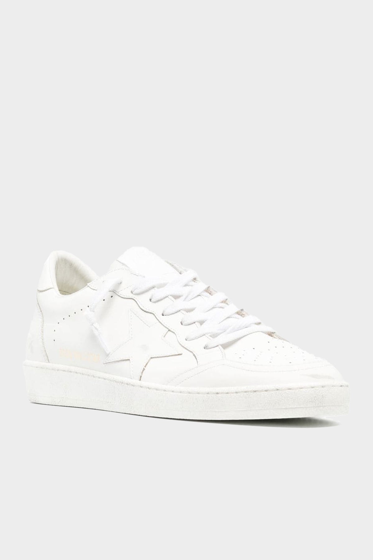 Ball-Star Optic White Leather Men Sneaker