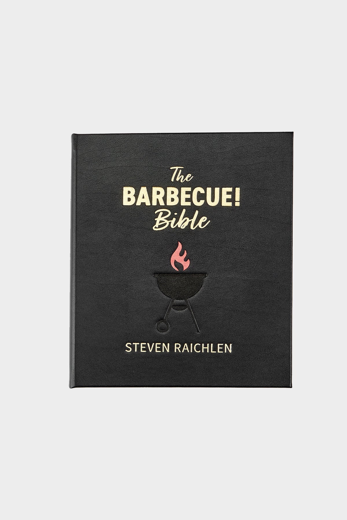 Barbecue Bible in Black Leather