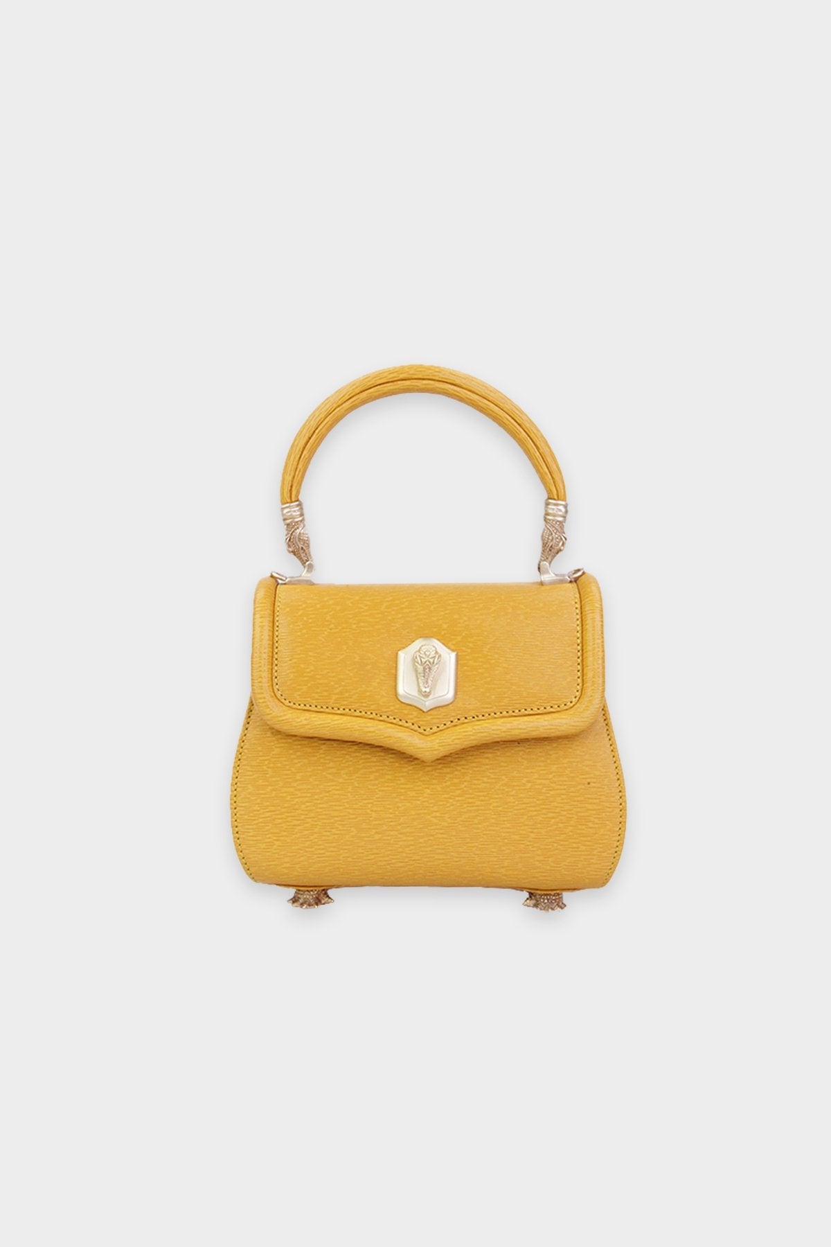 Barry Kieselstein-Cord Yellow Top Handle Bag