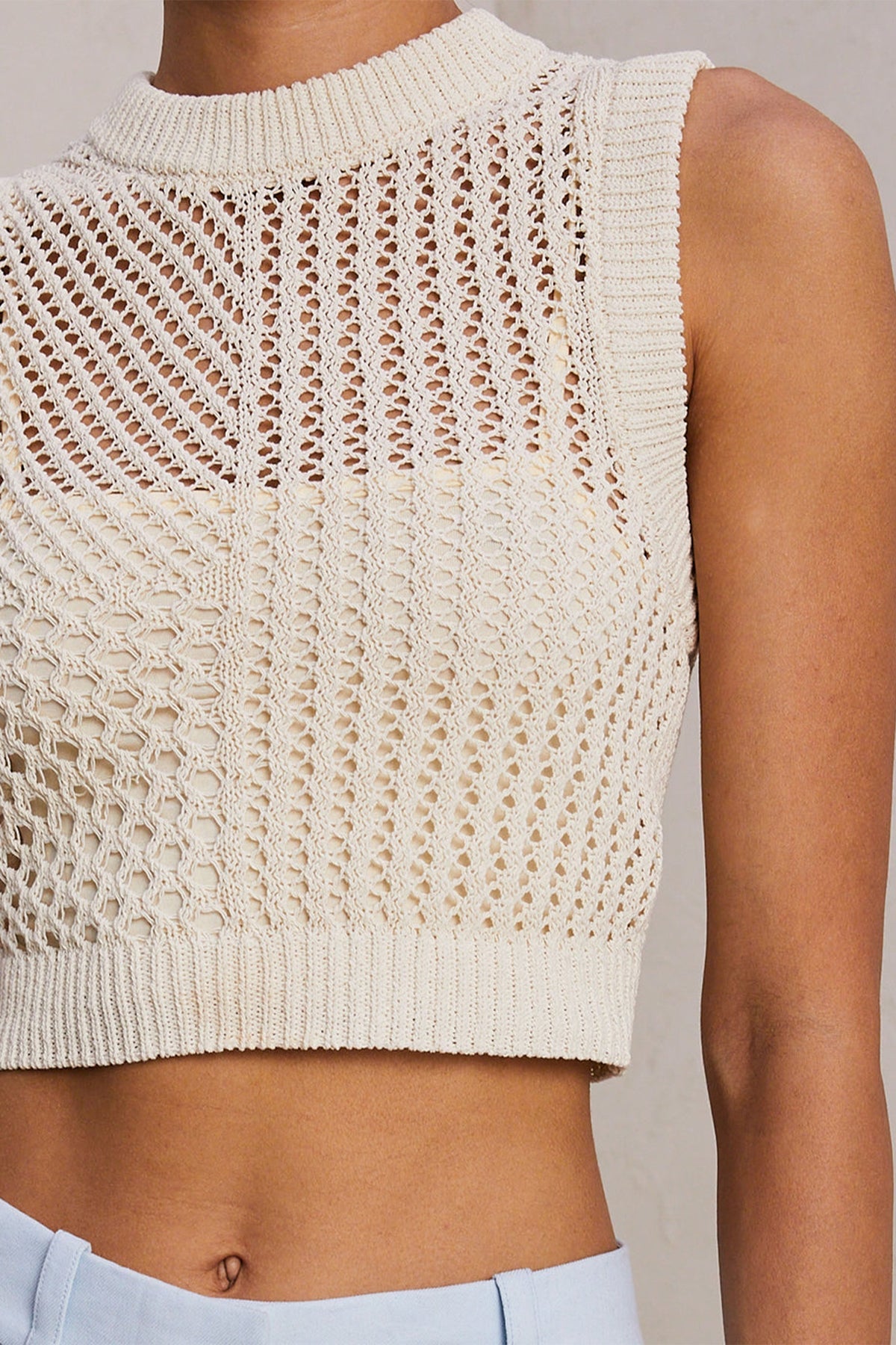 Beuden Crochet Knit Top in Villa