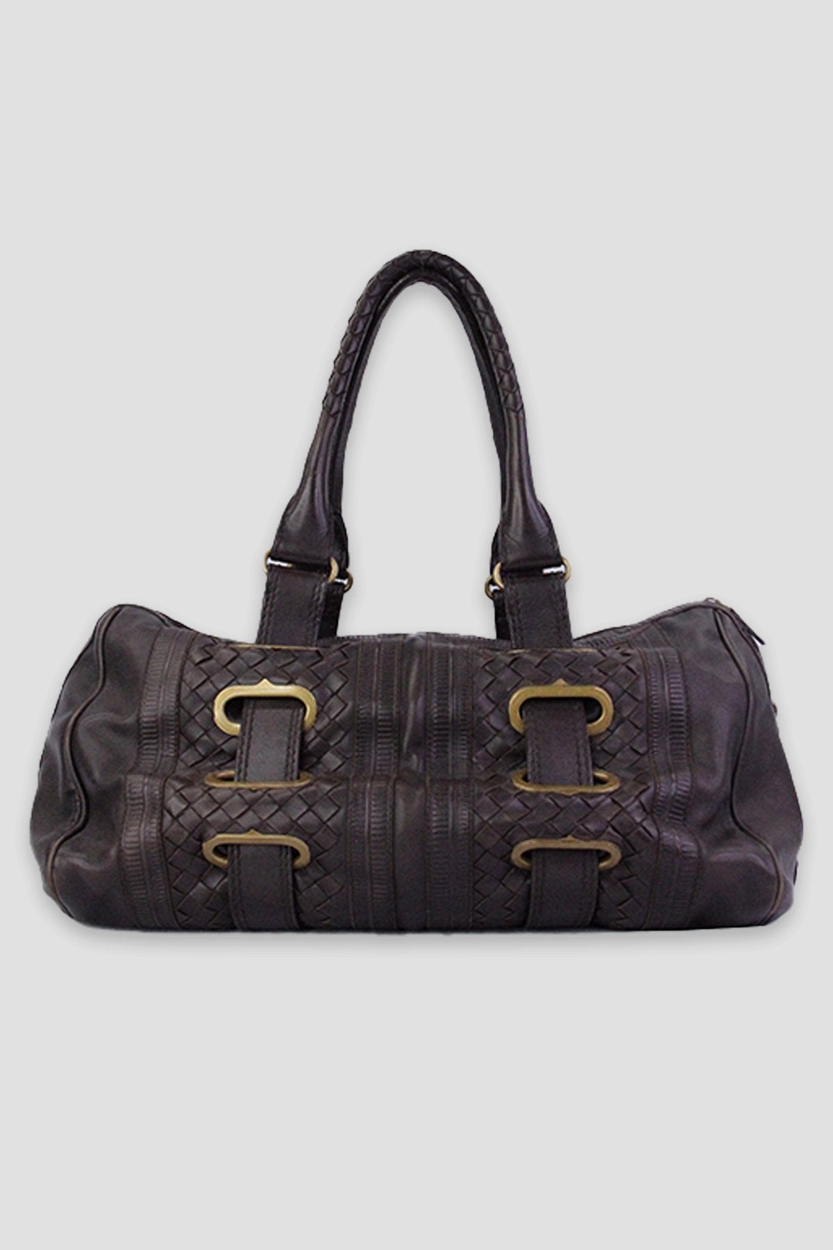 Bottega Venetta Brown Braided Handbag