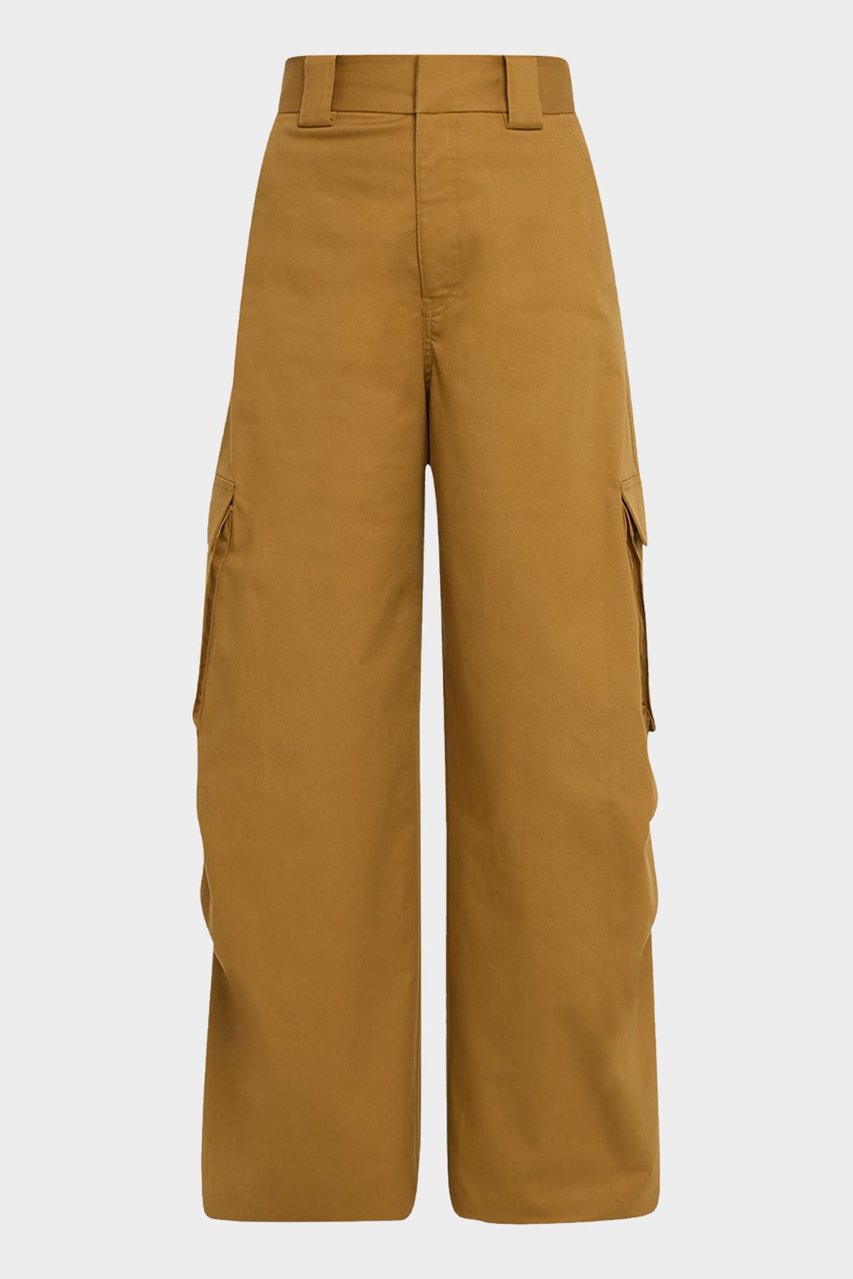 Brie Cotton Cargo Pant in Dark Butterscotch