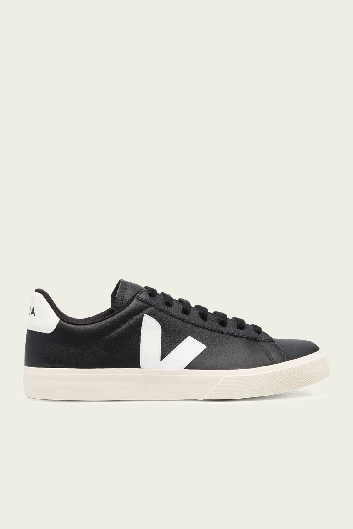 Campo Chromefree Leather Men Sneaker in Black and White