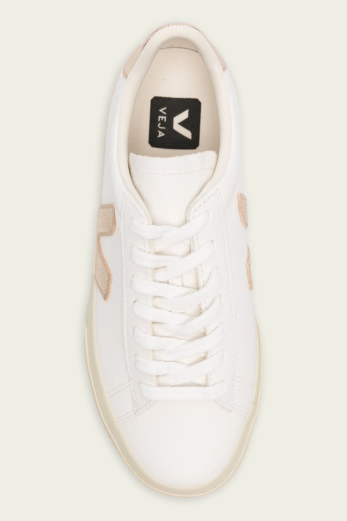 Campo Chromefree Leather Sneaker in White Platine