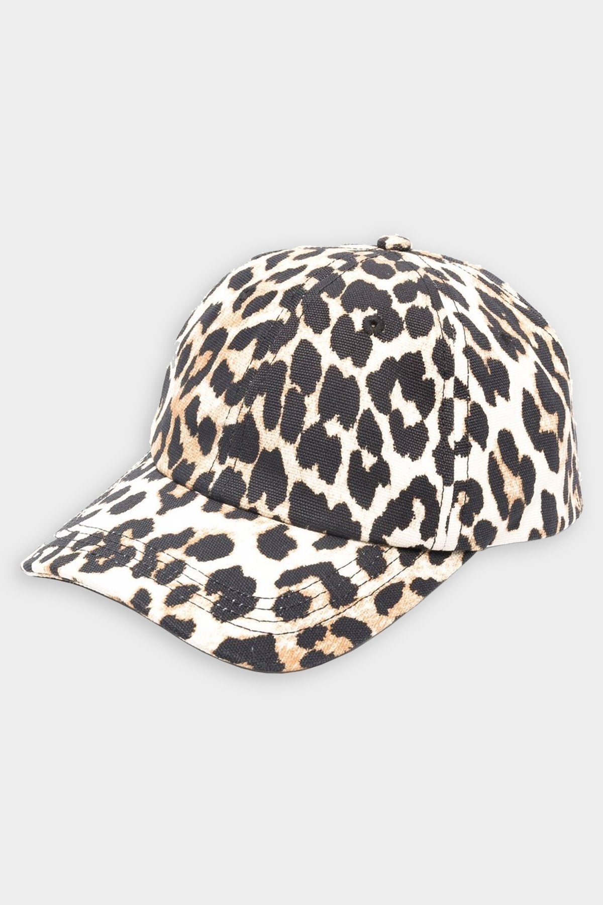 Canvas Cap in Leopard