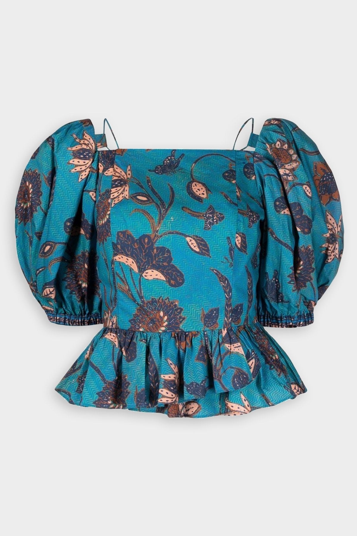 Carlotta Blouse in Lagoon