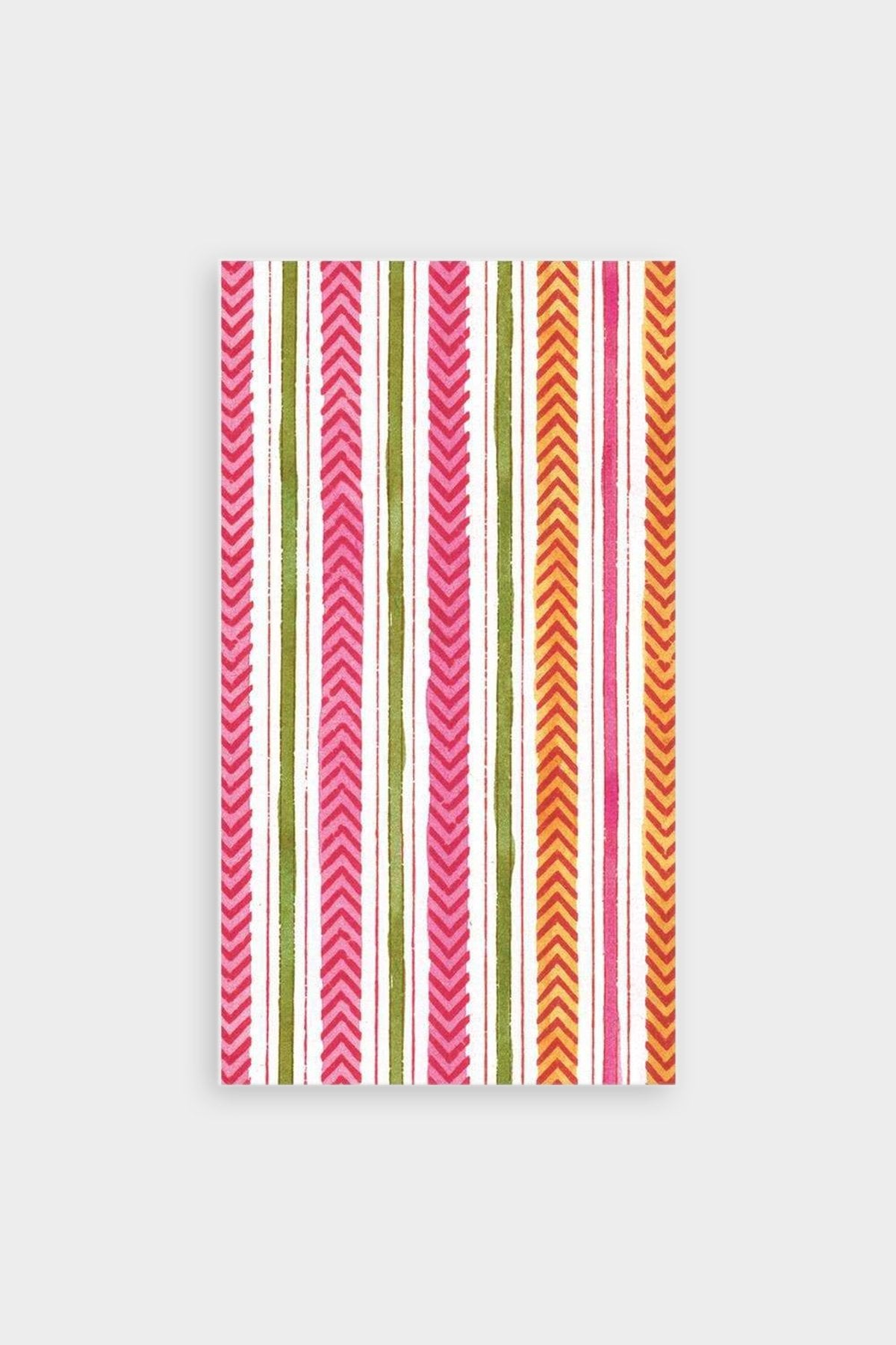 Carmen Stripe Paper Guest Towel Napkins in Fuchsia