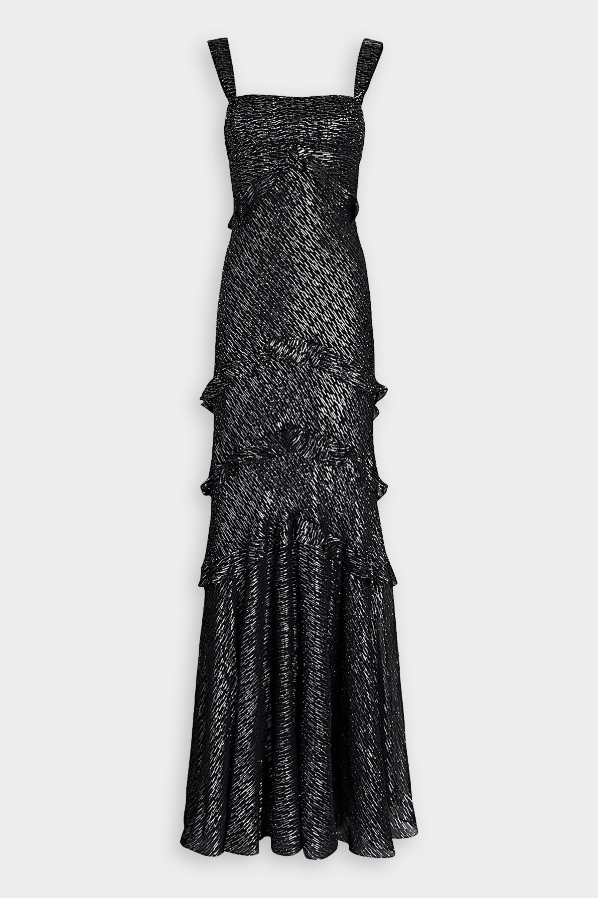 Chandra Dress in Black Silver