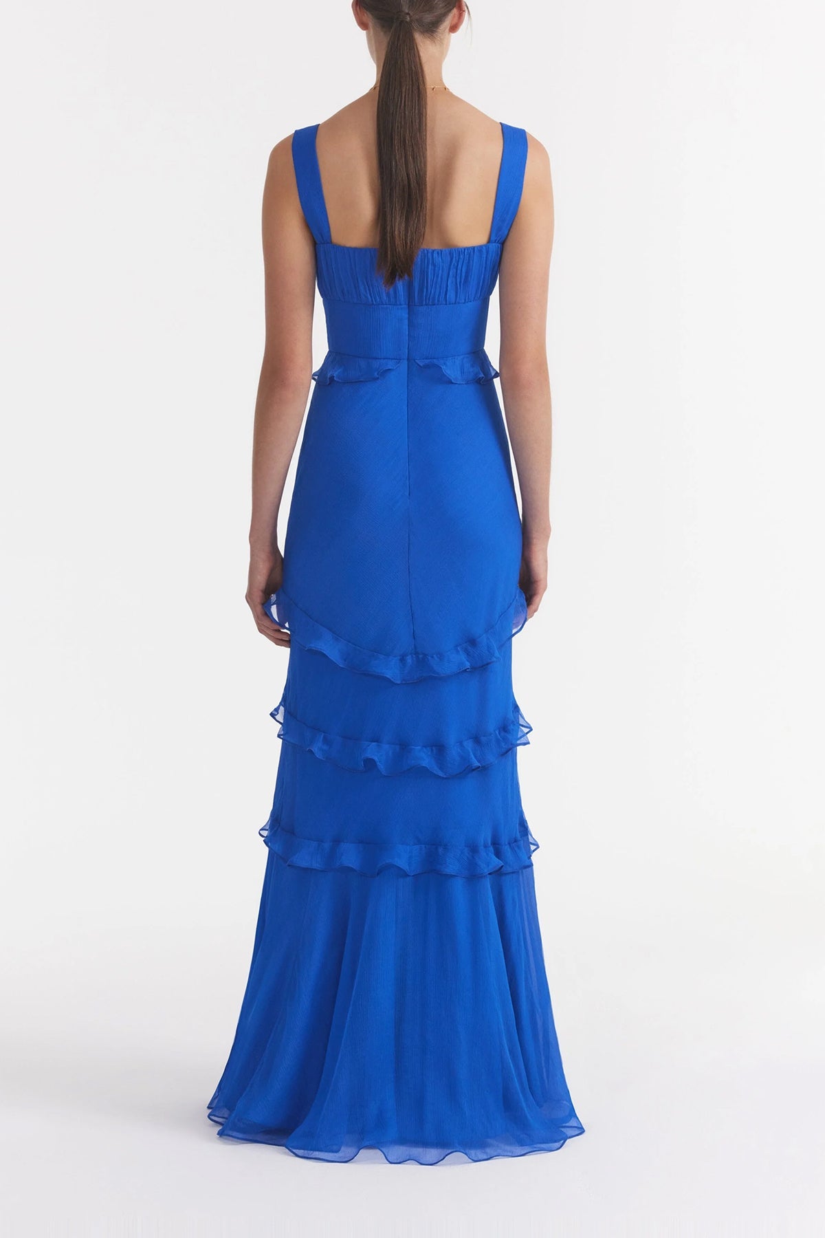 Chandra Dress In Lapis Blue