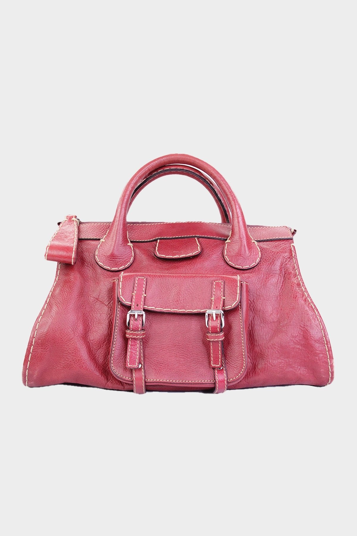 Chloe Red Leather Handbag