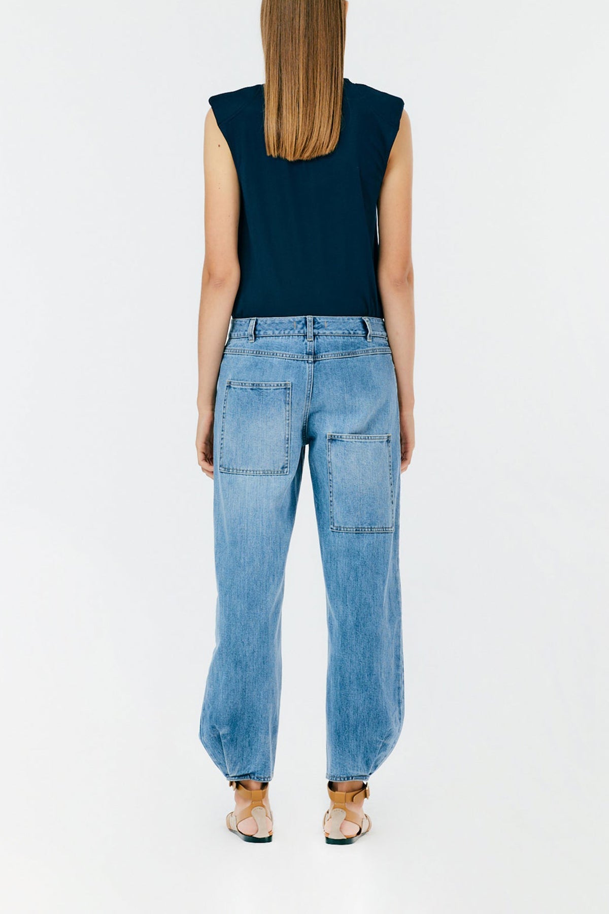 Classic Wash Denim Brancusi Jean in Classic Blue