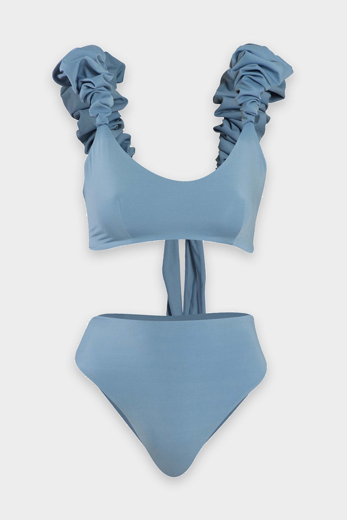 Cotta Two-Piece Swimsuit in Steel Blue