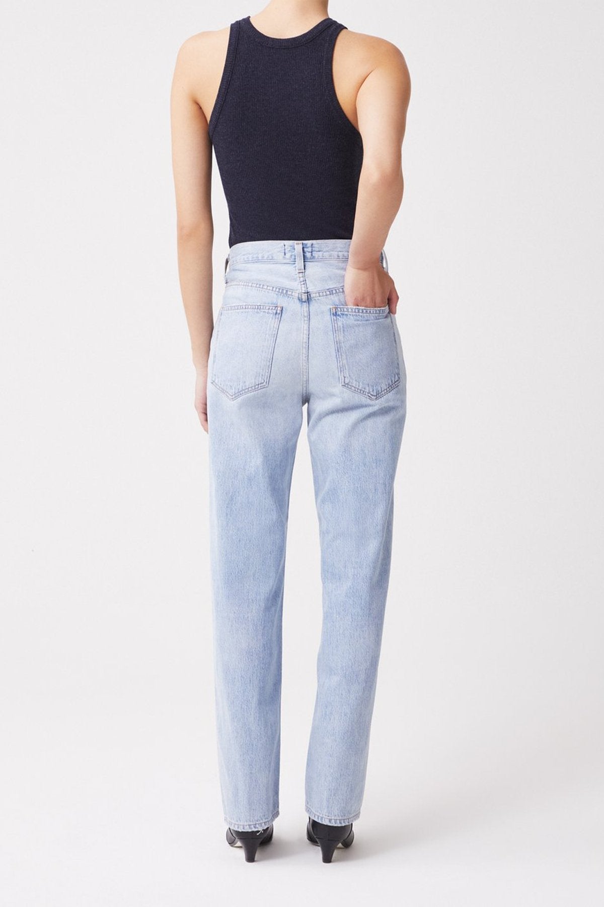 Criss Cross Upsized Jean in Suburbia