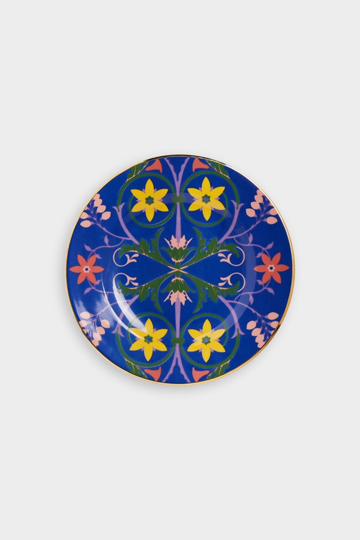 Dessert Plate Set of 2 in Stella Alpina Blue