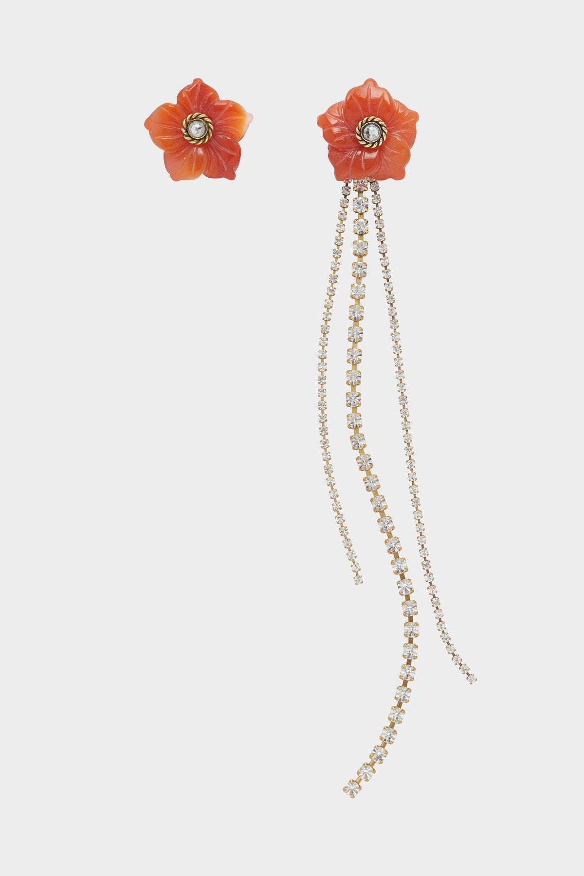 Diana Earrings in Carnelian