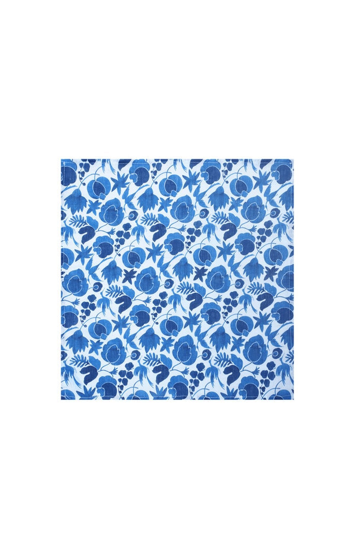 Dinner Napkin in Wildbird Blu Small