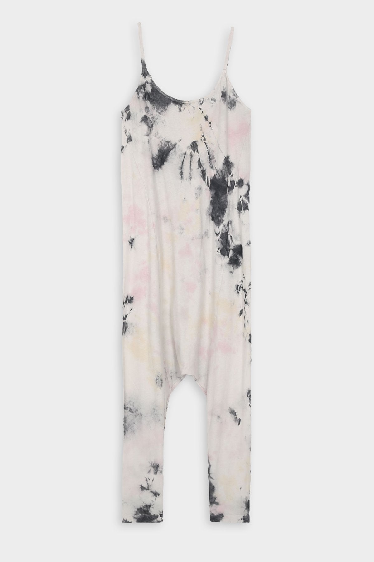 Drop Rise Romper in Pastel Black