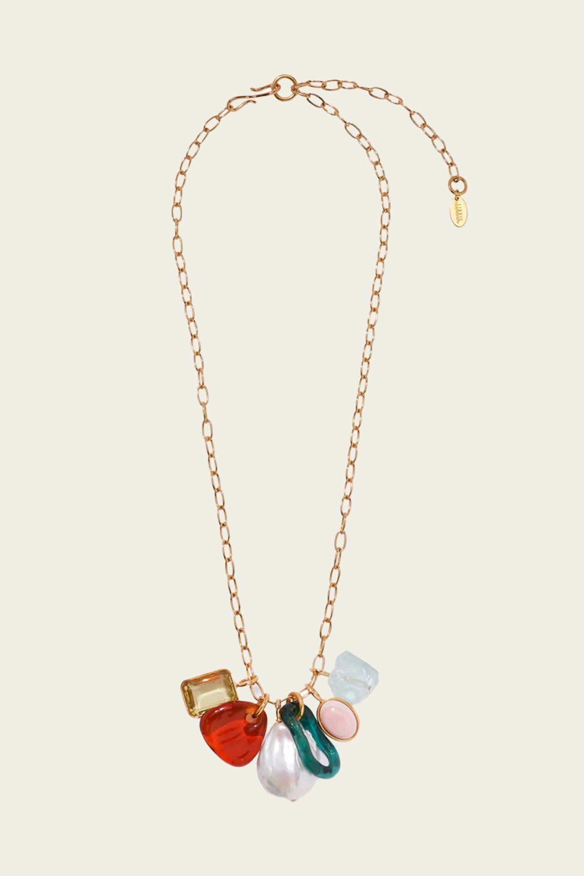 Eleuthera Charm Necklace in Multi