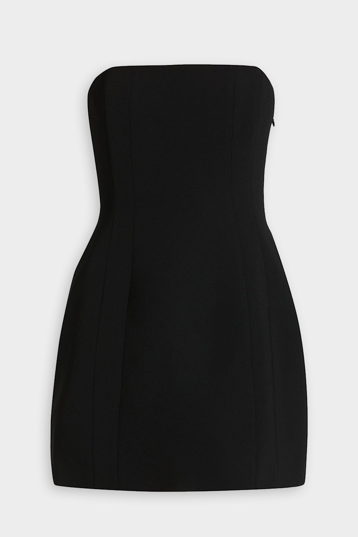 Elsie Strapless Mini Dress in Black