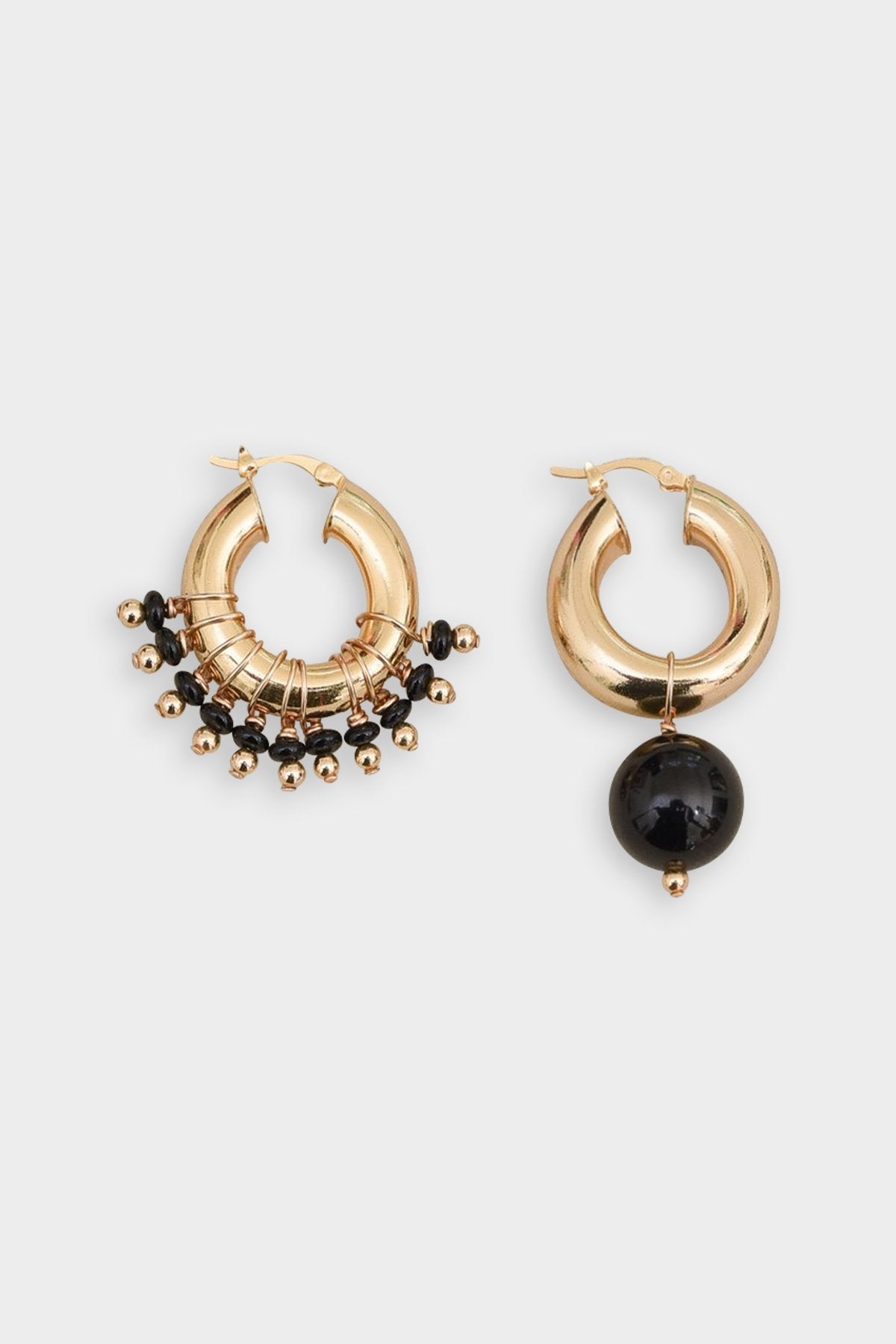 Enzo Earrings in Onyx