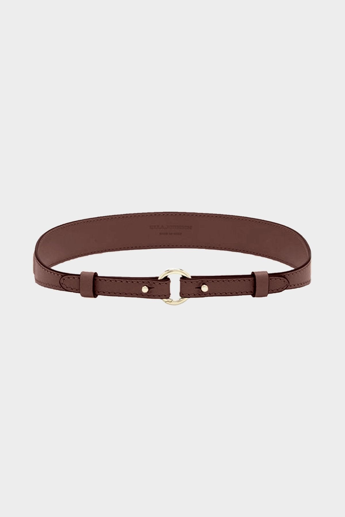 Esme Skinny Belt in Oxblood