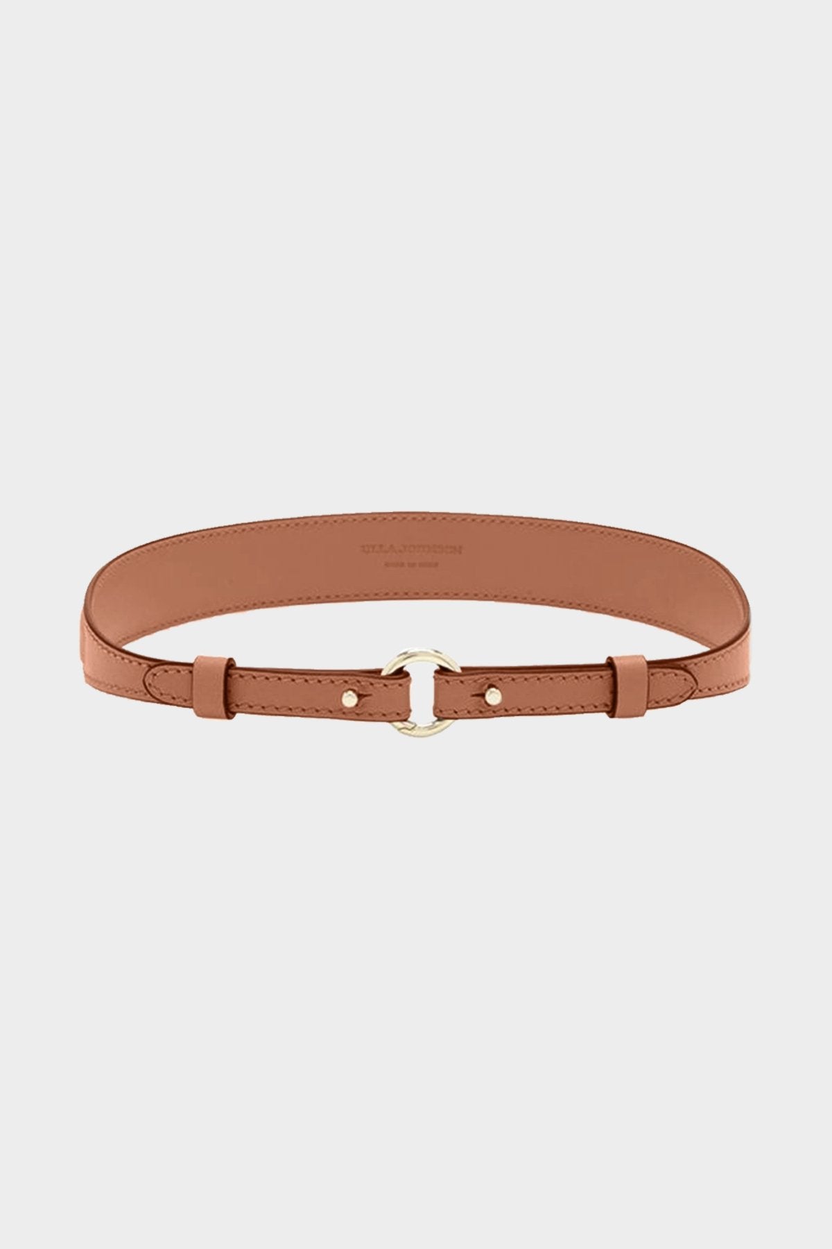 Esme Skinny Belt in Terracotta