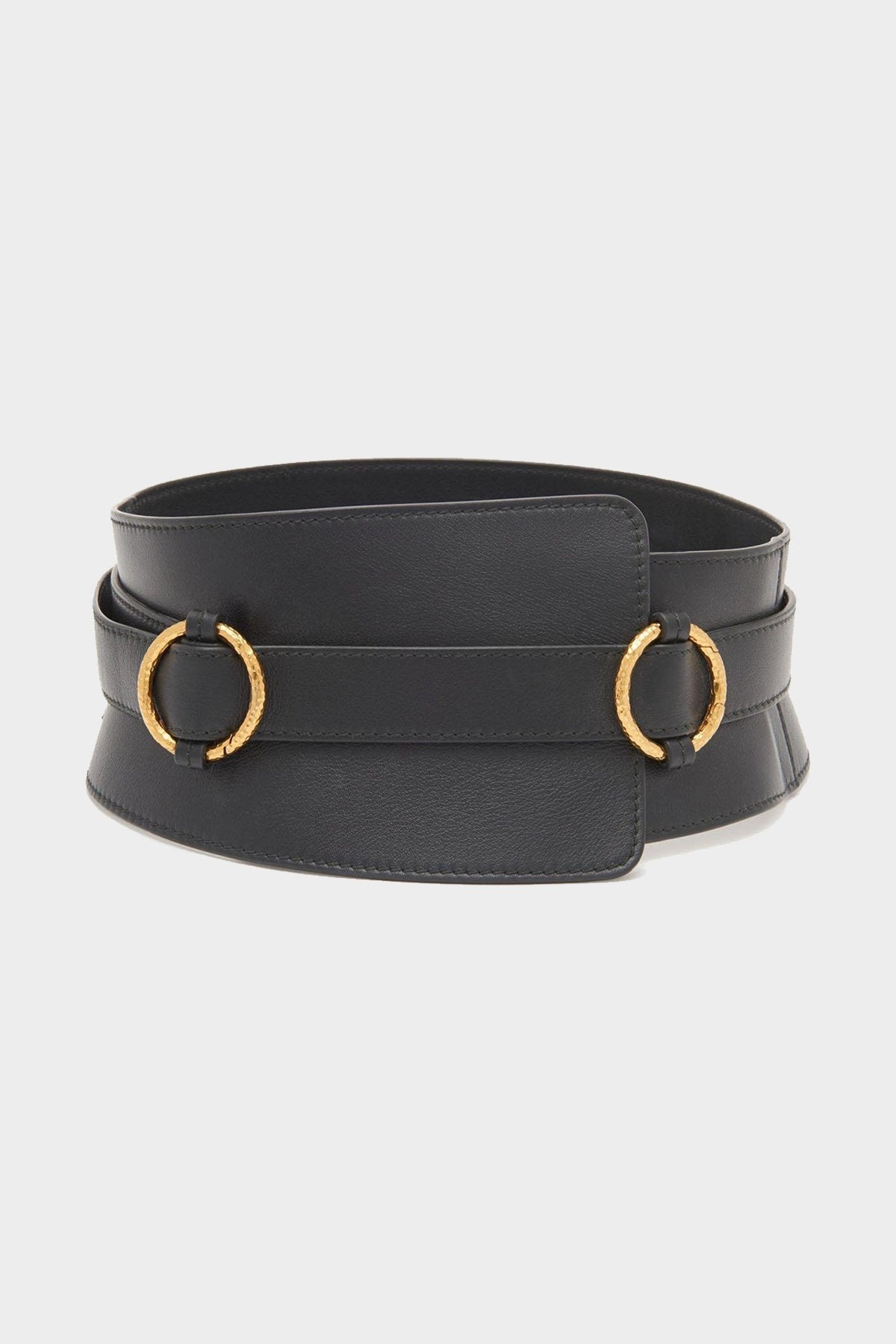 Esme Wide Belt in Noir