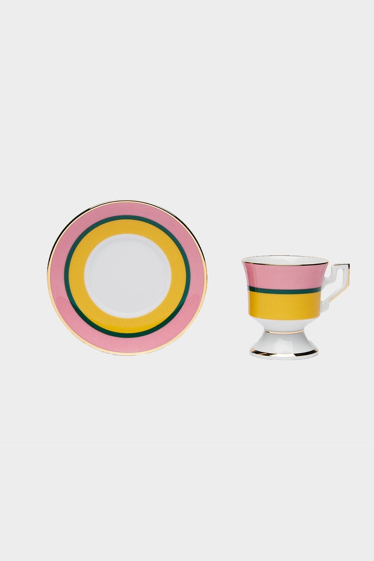 Espresso Cup Set of 2 in  Rainbow Giallo