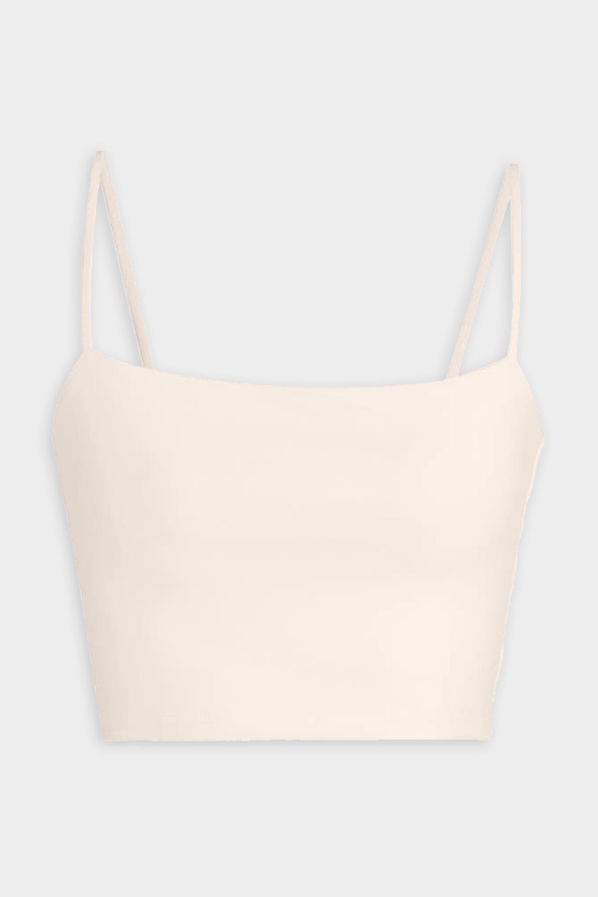 Essential String Crop Top in Blanched Almond