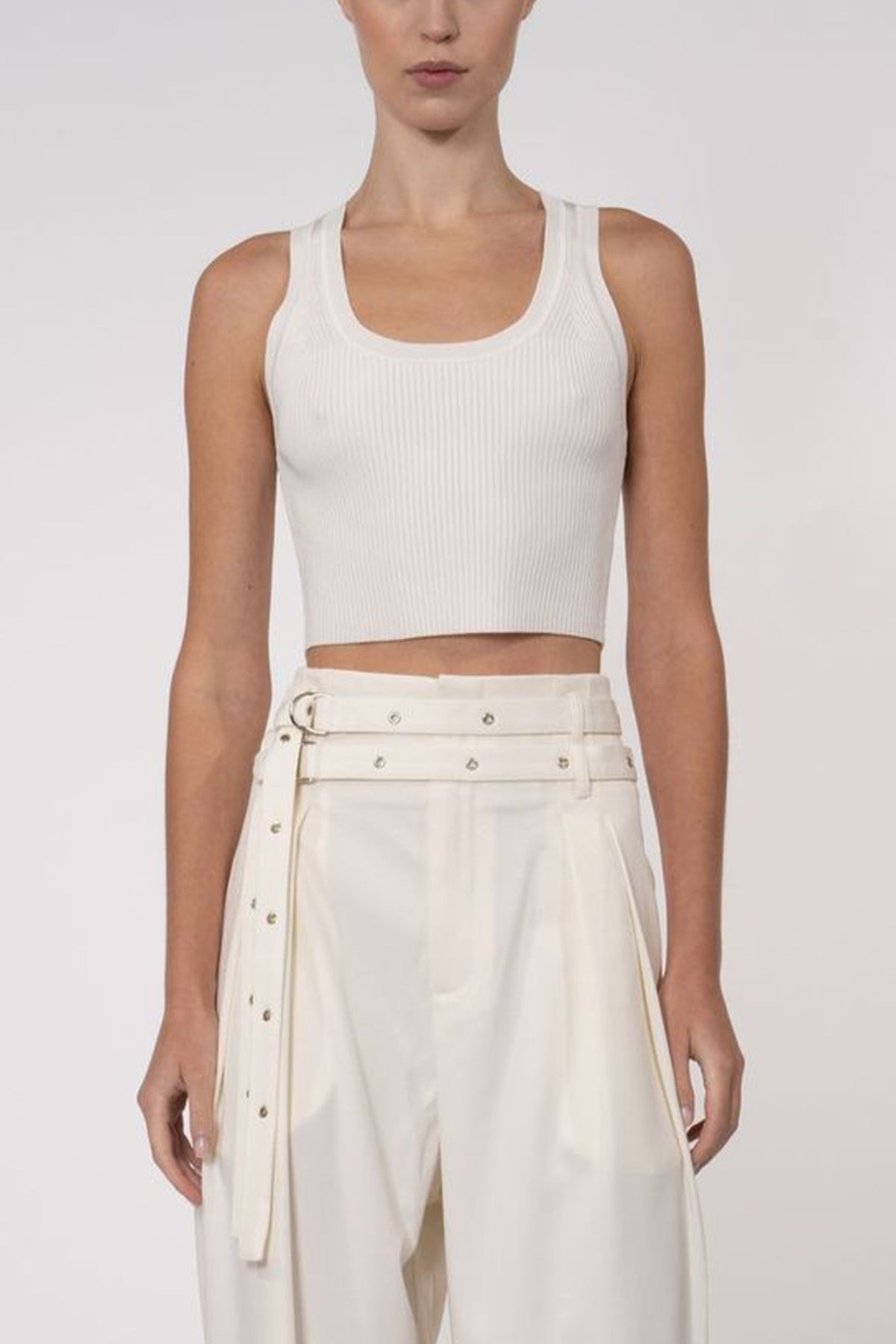 Eve Crop Top in White